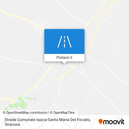 Mappa Strada Comunale Ispica-Santa Maria Del Focallo