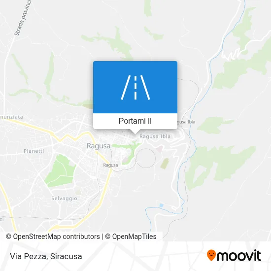 Mappa Via Pezza