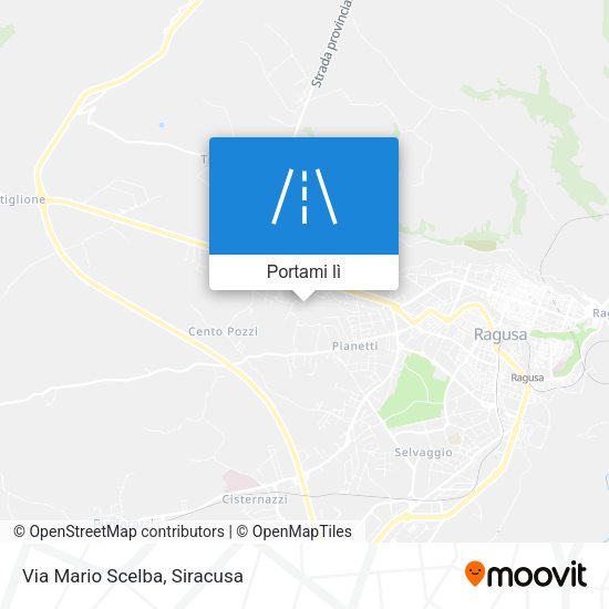 Mappa Via Mario Scelba