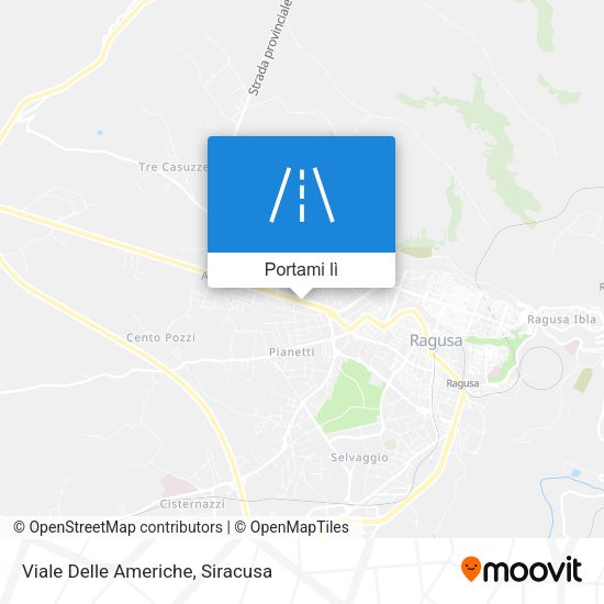 Mappa Viale Delle Americhe