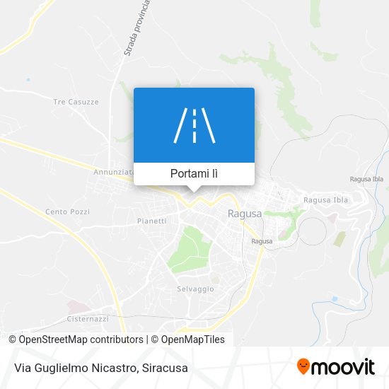 Mappa Via Guglielmo Nicastro