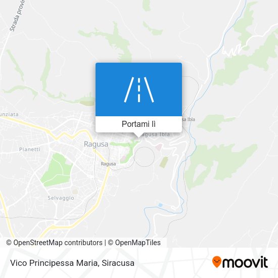 Mappa Vico Principessa Maria