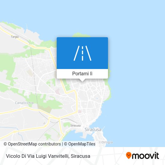 Mappa Vicolo Di Via Luigi Vanvitelli