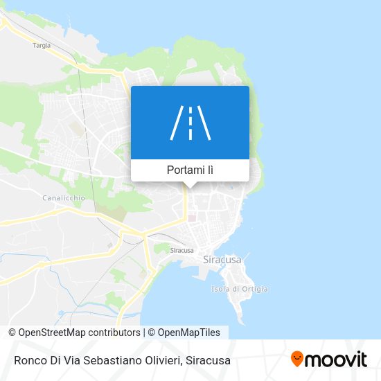 Mappa Ronco Di Via Sebastiano Olivieri