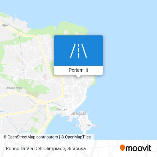 Mappa Ronco Di Via Dell'Olimpiade