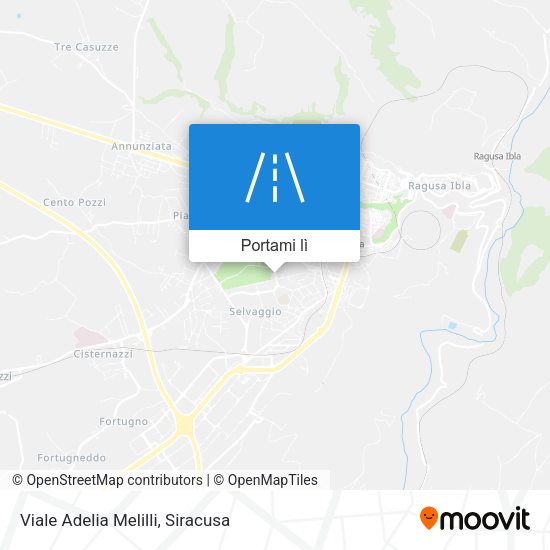 Mappa Viale Adelia Melilli