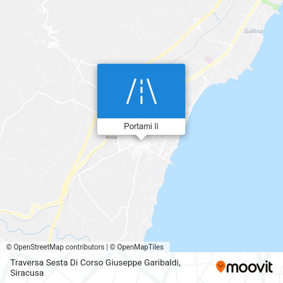 Mappa Traversa Sesta Di Corso Giuseppe Garibaldi