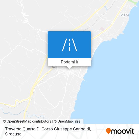 Mappa Traversa Quarta Di Corso Giuseppe Garibaldi