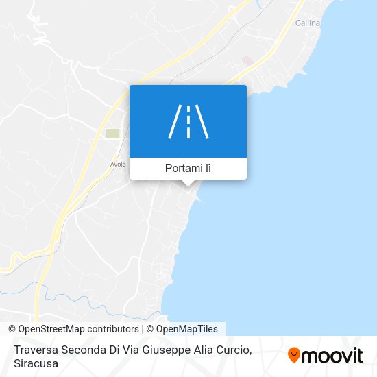 Mappa Traversa Seconda Di Via Giuseppe Alia Curcio