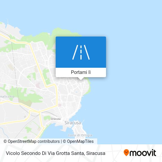 Mappa Vicolo Secondo Di Via Grotta Santa