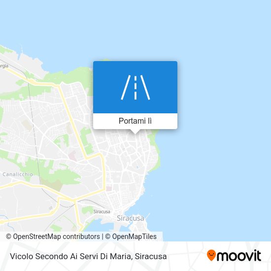 Mappa Vicolo Secondo Ai Servi Di Maria