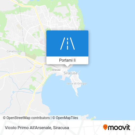 Mappa Vicolo Primo All'Arsenale