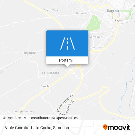 Mappa Viale Giambattista Cartia
