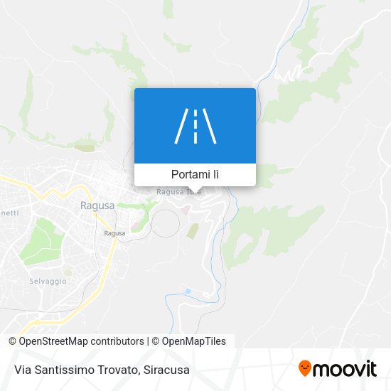 Mappa Via Santissimo Trovato