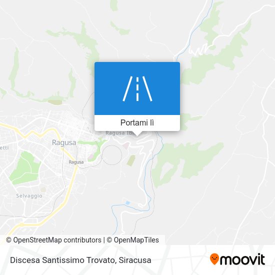 Mappa Discesa Santissimo Trovato