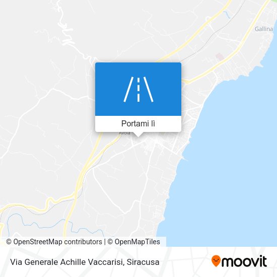 Mappa Via Generale Achille Vaccarisi