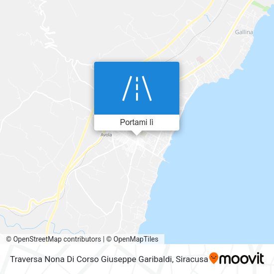 Mappa Traversa Nona Di Corso Giuseppe Garibaldi