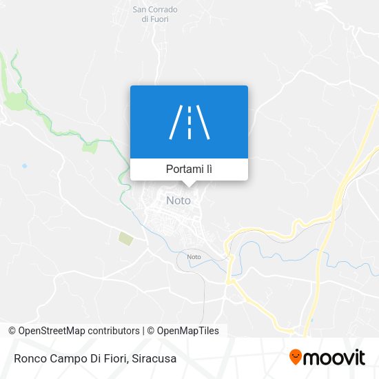 Mappa Ronco Campo Di Fiori