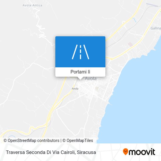 Mappa Traversa Seconda Di Via Cairoli
