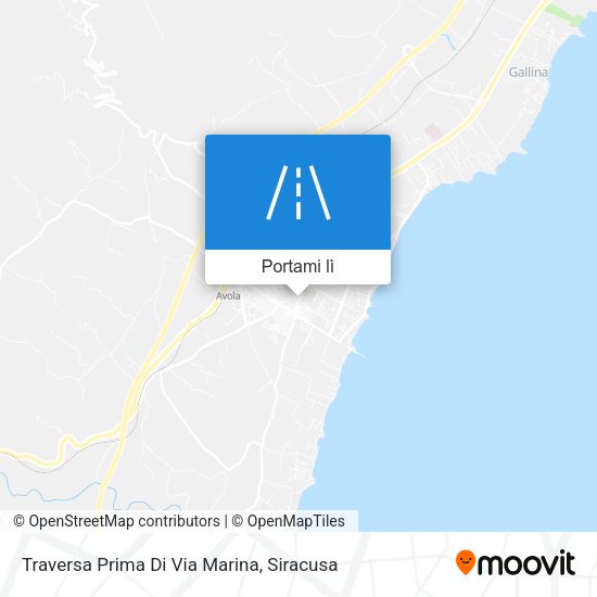 Mappa Traversa Prima Di Via Marina