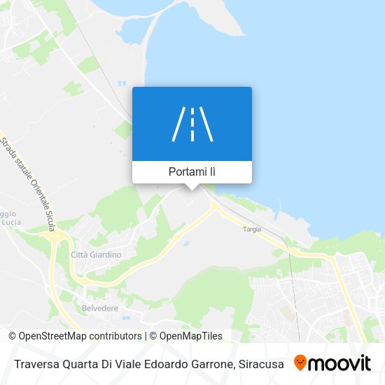 Mappa Traversa Quarta Di Viale Edoardo Garrone