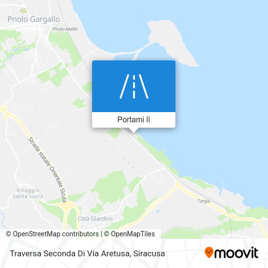 Mappa Traversa Seconda Di Via Aretusa