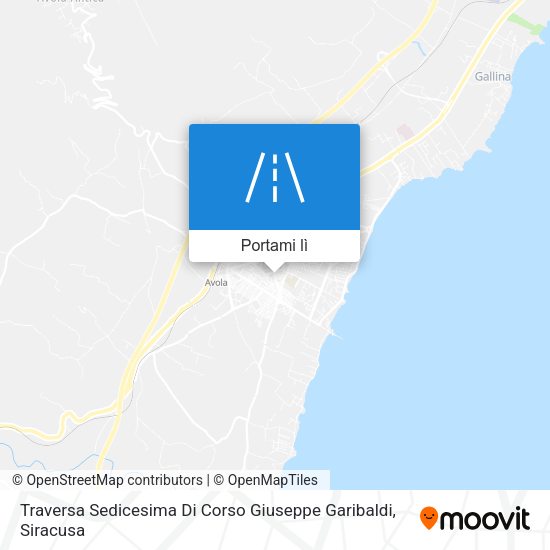 Mappa Traversa Sedicesima Di Corso Giuseppe Garibaldi