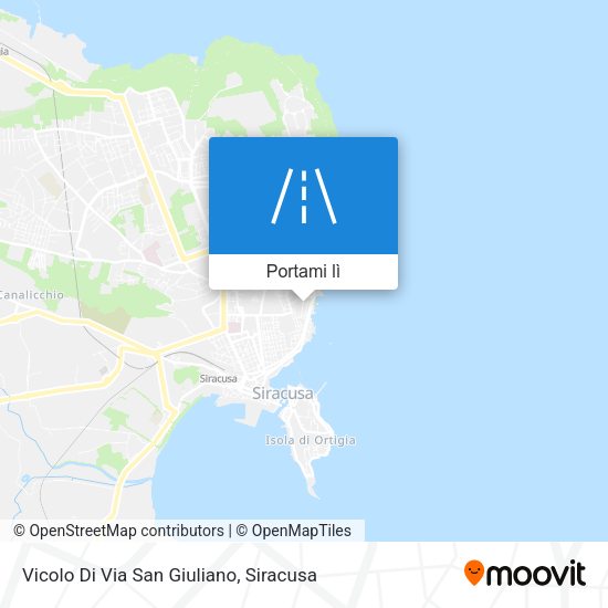 Mappa Vicolo Di Via San Giuliano