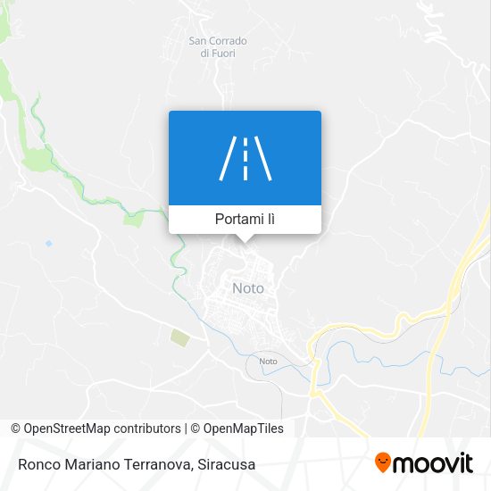Mappa Ronco Mariano Terranova