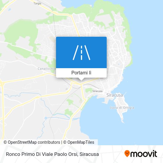 Mappa Ronco Primo Di Viale Paolo Orsi