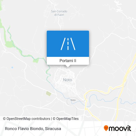 Mappa Ronco Flavio Biondo