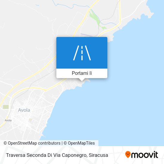 Mappa Traversa Seconda Di Via Caponegro
