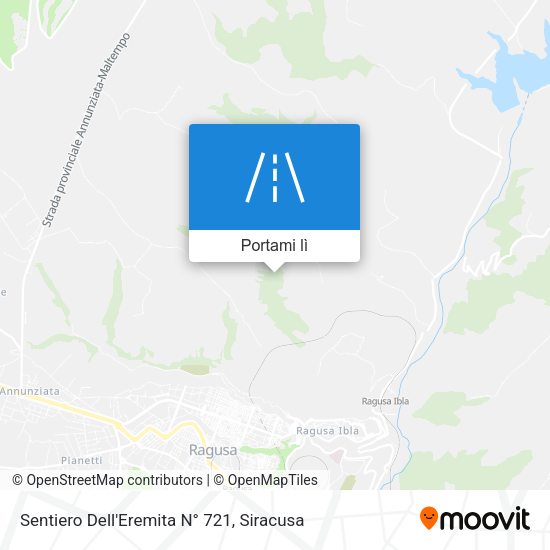 Mappa Sentiero Dell'Eremita N° 721