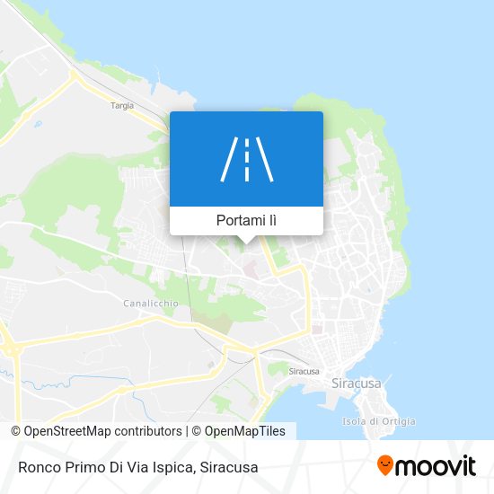 Mappa Ronco Primo Di Via Ispica