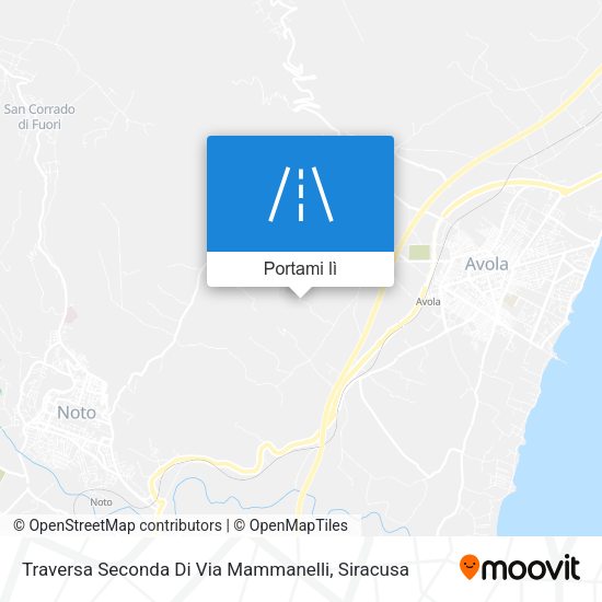 Mappa Traversa Seconda Di Via Mammanelli