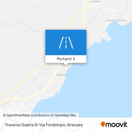 Mappa Traversa Quarta Di Via Fondolupo