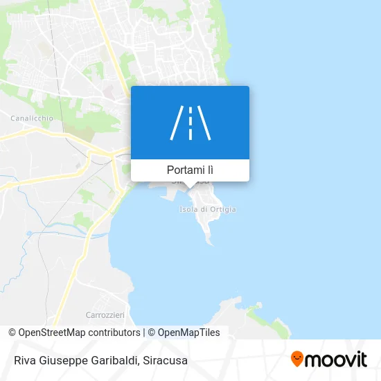 Mappa Riva Giuseppe Garibaldi