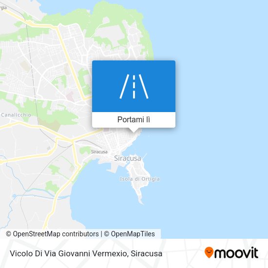 Mappa Vicolo Di Via Giovanni Vermexio
