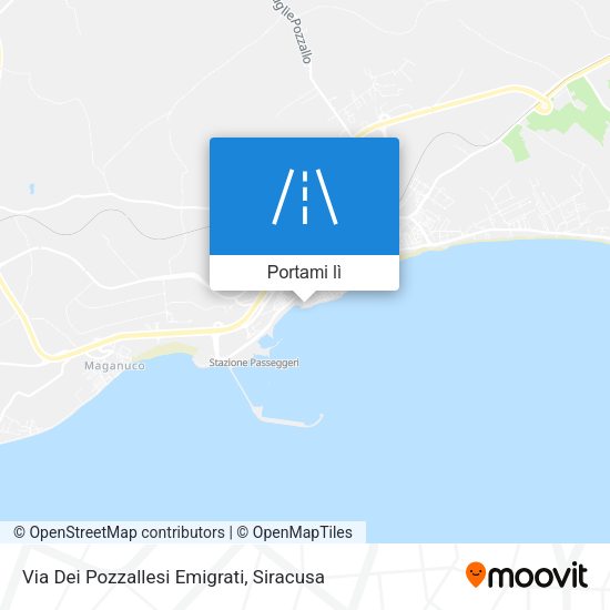 Mappa Via Dei Pozzallesi Emigrati