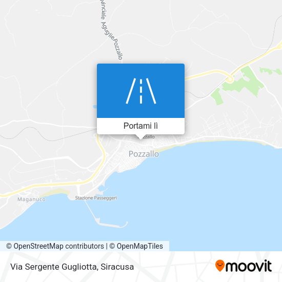 Mappa Via Sergente Gugliotta
