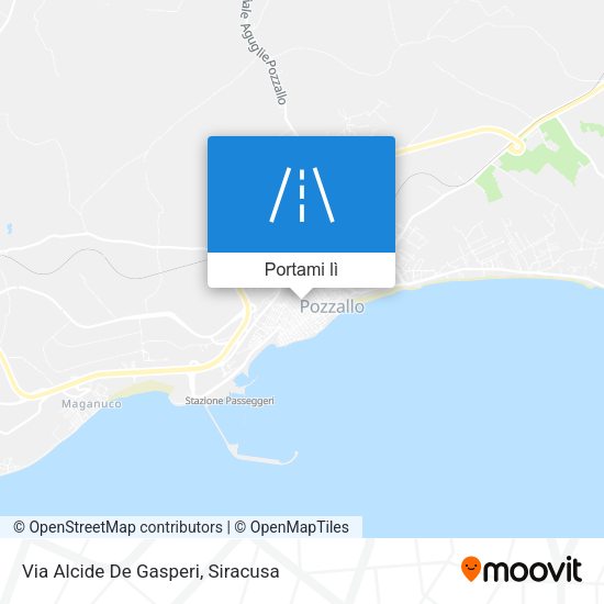 Mappa Via Alcide De Gasperi