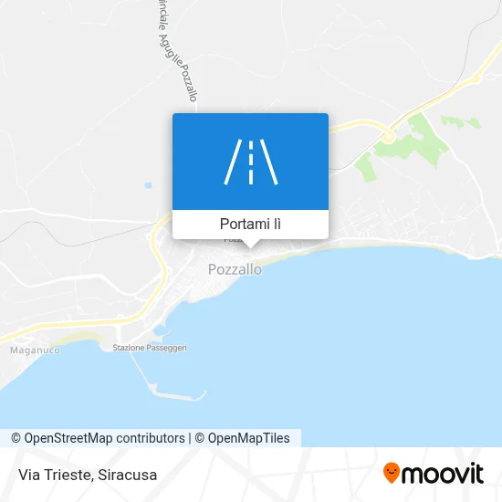 Mappa Via Trieste