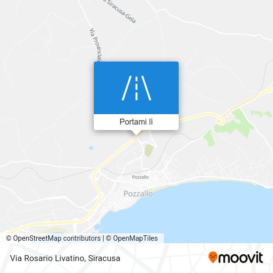 Mappa Via Rosario Livatino