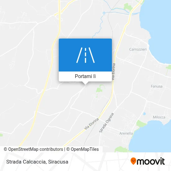 Mappa Strada Calcaccia