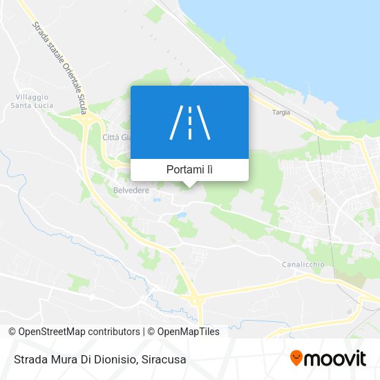 Mappa Strada Mura Di Dionisio