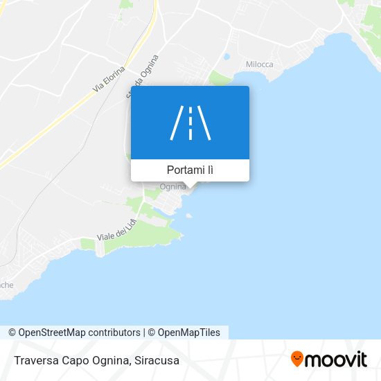 Mappa Traversa Capo Ognina