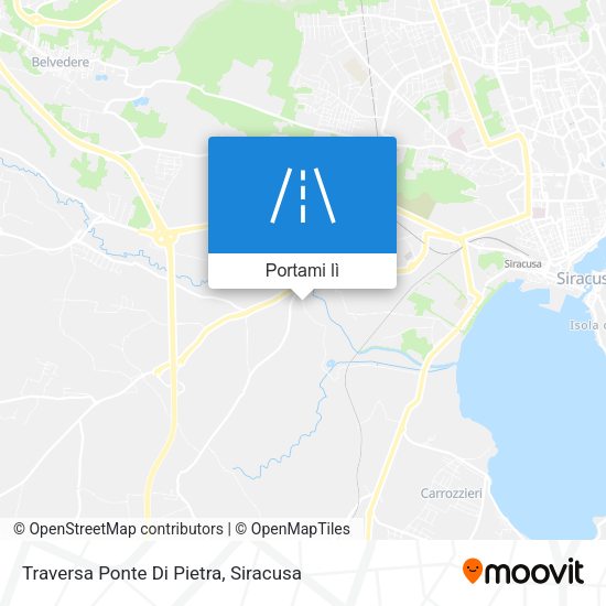 Mappa Traversa Ponte Di Pietra