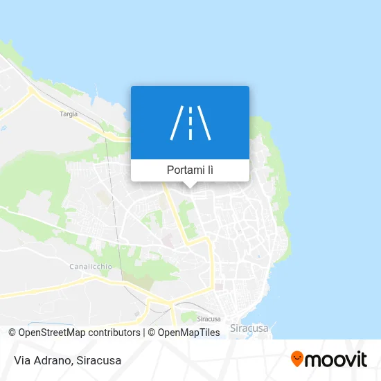 Mappa Via Adrano