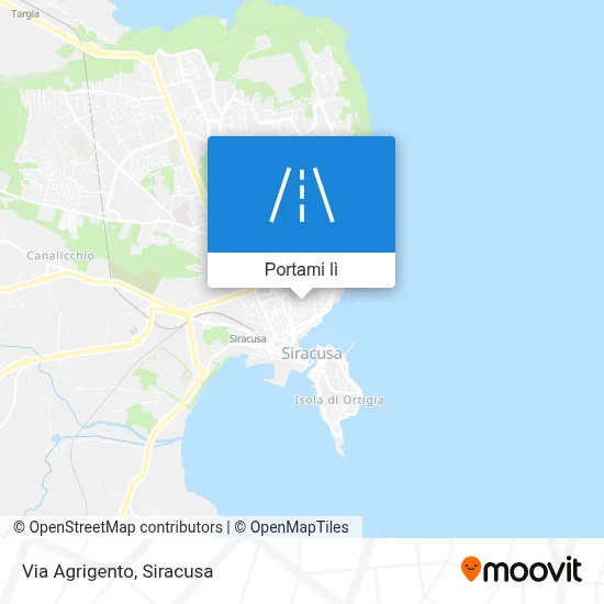 Mappa Via Agrigento