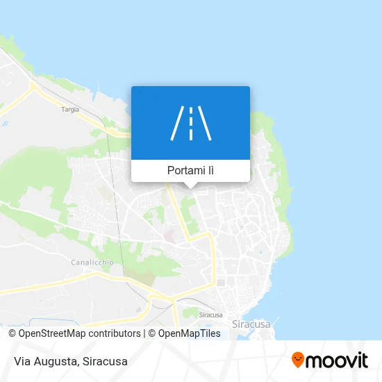 Mappa Via Augusta